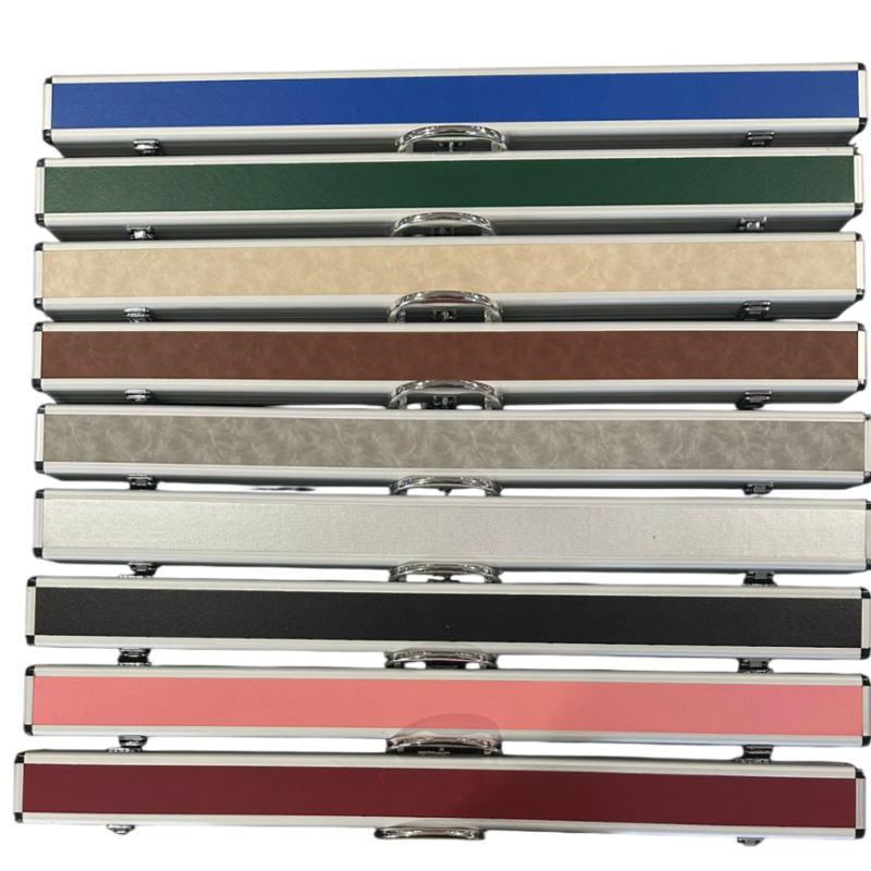 2 Piece Aluminium Cue Case (1 Cue) - assorted colours