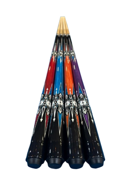 9 Ball cue (2 piece) incl tube packaging