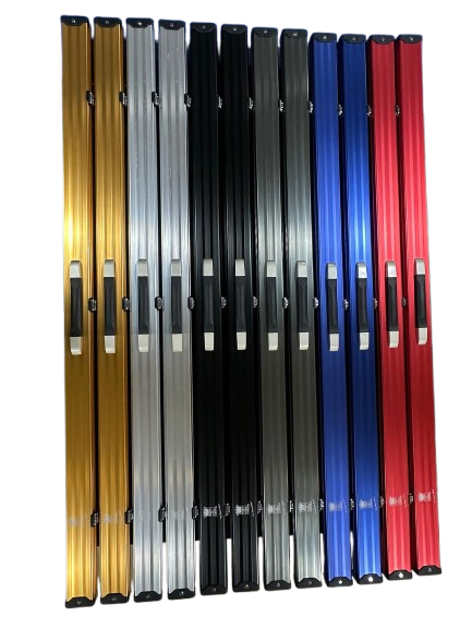 1 Piece Aluminium Cue Case (2 Cues) with United Logo - assorted colours